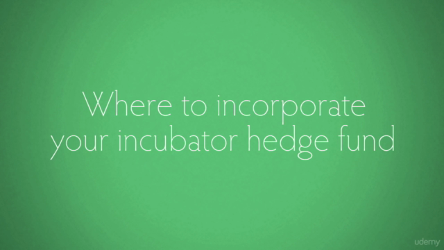 launching an incubator hedge fund