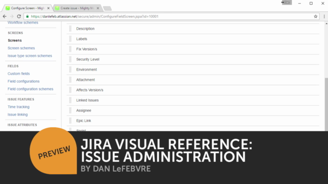 JIRA Visual Reference: Issue Administration – Screenshot 4