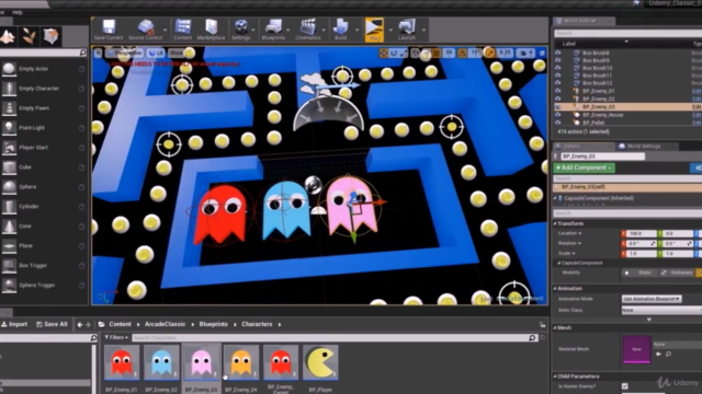 Unreal Engine: Create an Arcade Classic! – Screenshot 3