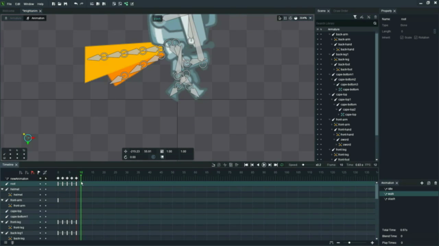Dynamic 2D video game character animation with free tools - Screenshot_02