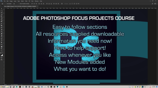 Adobe Photoshop Focus Projects Course – Screenshot 1