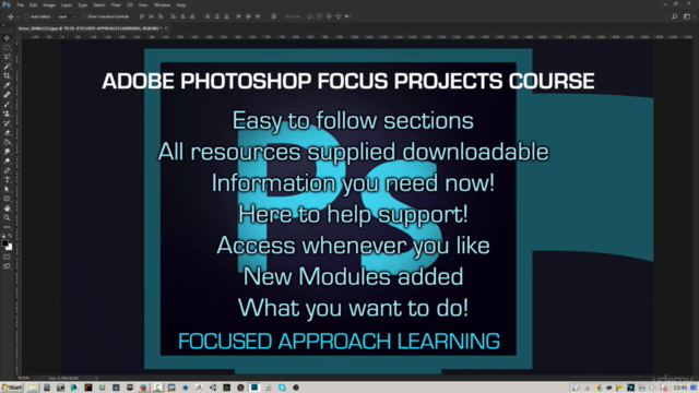 Adobe Photoshop Focus Projects Course – Screenshot 3