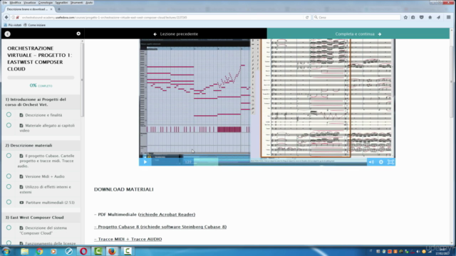 Orchestrazione Virtuale Progetto1 : EastWest Composer Cloud – Screenshot 1