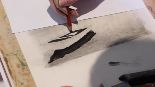 Realistic Charcoal Drawing for Beginners – Screenshot 2