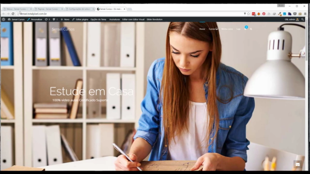 Curso site EAD com Wordpress e Sensei 2021 - Screenshot_01