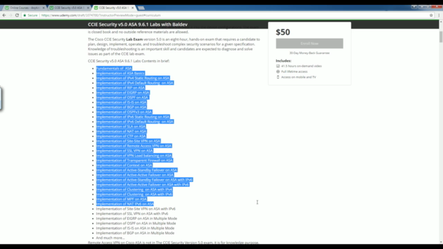 CCIE Security ASA 9.6.1 Deep Dive: Labs – Screenshot 4