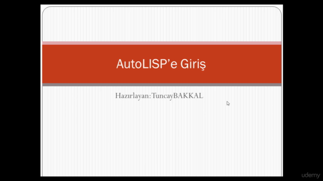 AutoLISP Görsel Eğitim – Screenshot 1