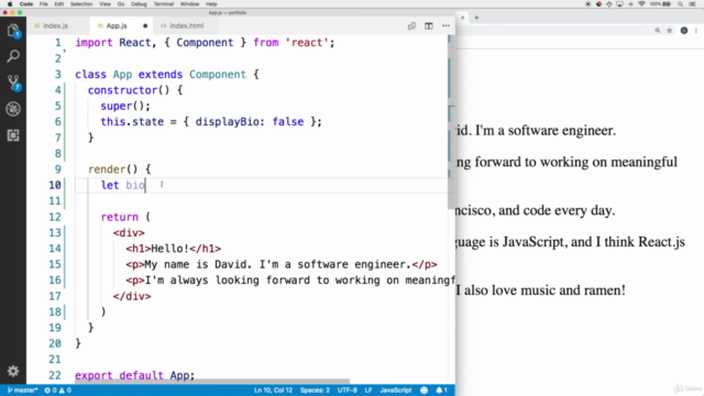 React JS Web Development - The Essentials Bootcamp – Screenshot 1