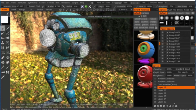 3D Coat: Smart masks, smart materials - Screenshot_04