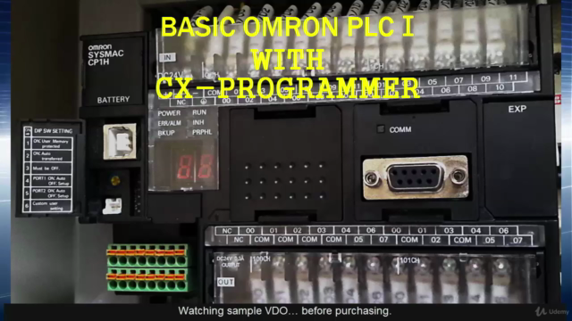 OMRON PLC 1 (CX-Programmer Usage) – Screenshot 1