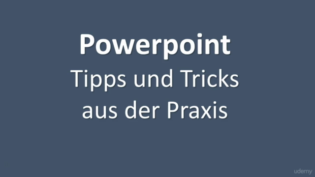 Powerpoint - Tipps und Tricks aus der Praxis – Screenshot 1