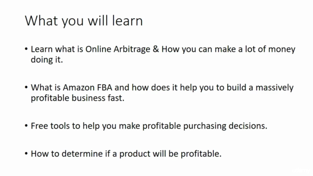 Online Arbitrage Beginner To Full Time - Amazon FBA Training – Screenshot 2