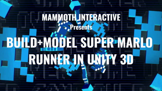 Build and model a 3D Super MARLO runner clone in Unity®! – Screenshot 1