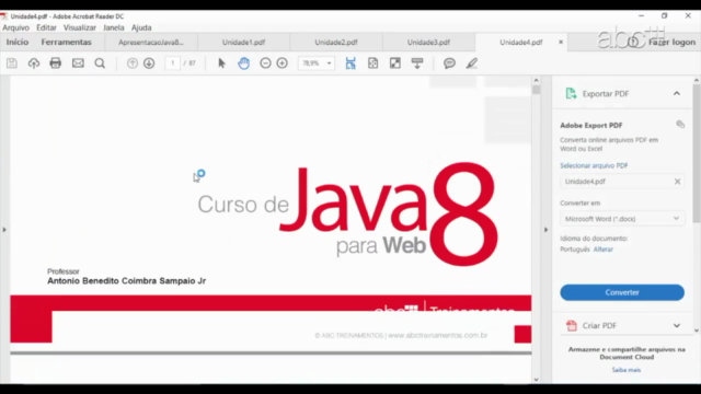 Curso Banco de Dados com JAVA – Screenshot 1