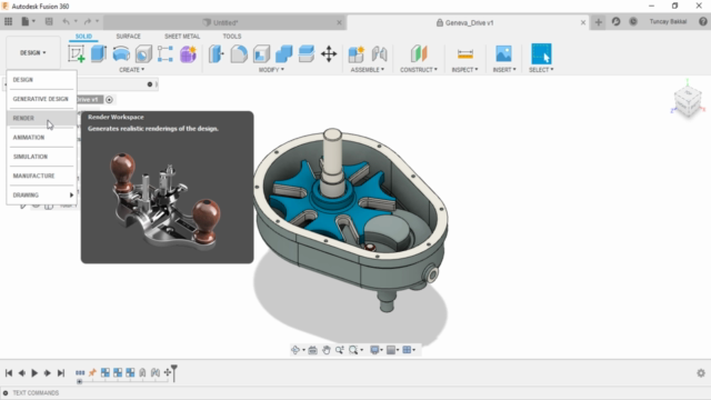 AutoDesk Fusion 360 Görsel Eğitim – Screenshot 2
