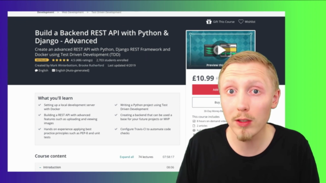Build a Backend REST API with Python & Django - Beginner - Screenshot_04