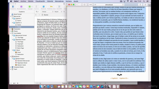 Iniciación a Scrivener, cómo escribir tu libro – Screenshot 2