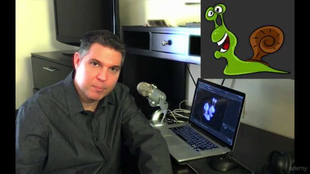 Learn to Model a Cartoon Snail in Maya LT – Screenshot 1