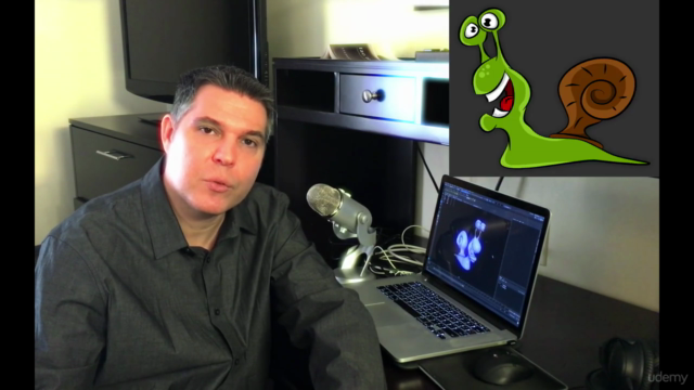 Learn to Model a Cartoon Snail in Maya LT – Screenshot 2