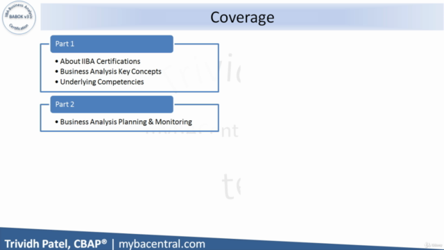 IIBA CBAP CCBA ECBA Business Analysis Certification - Part 1 – Screenshot 3