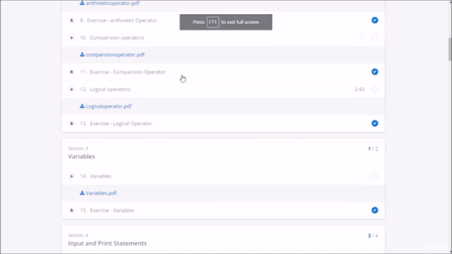Learn python with 70+ exercises : Complete Beginner – Screenshot 2