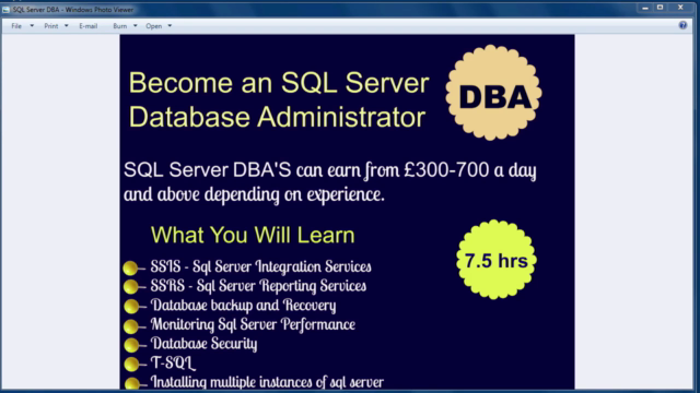 Learn SQL Server DBA Skills from Scratch – Screenshot 1