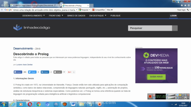 Curso básico de prolog – Screenshot 1