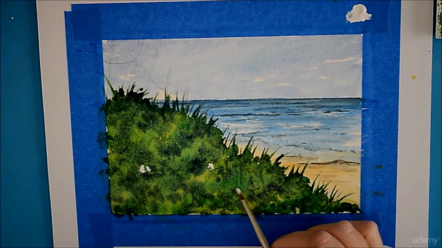Watercolor Painting - Easy Beginner Beach Roses Step by Step - Screenshot_03
