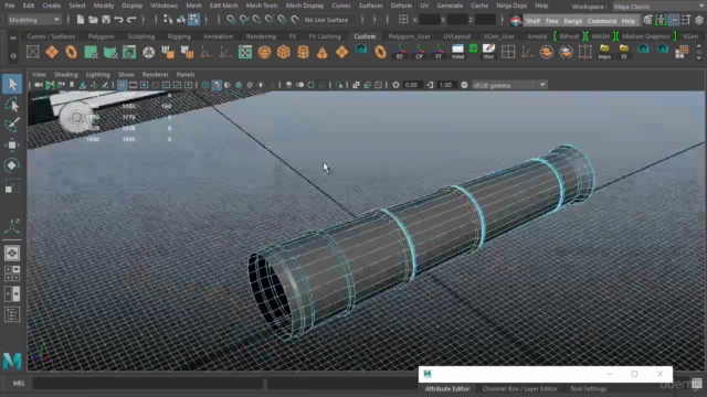 Model and Texture a Cannon with Maya and Substance Painter – Screenshot 2