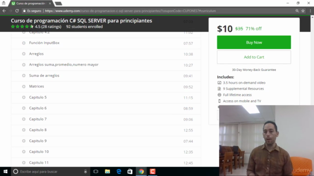 Curso de programación C# SQL SERVER para principiantes – Screenshot 3