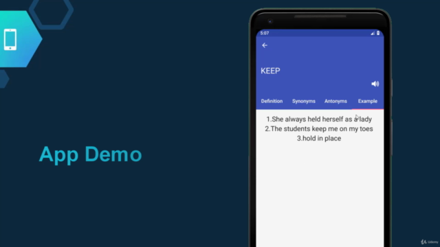 Android - Make a Professional Dictionary App from Scratch – Screenshot 2