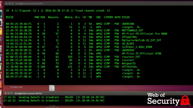 Wireless Hacking for Cyber Professionals – Screenshot 2