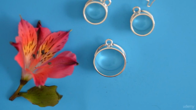 Jewelry Making For Beginners: Art Resin Pendant and Earrings – Screenshot 2