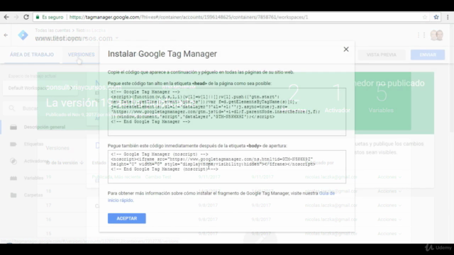 Curso de Google Tag Manager – Screenshot 2