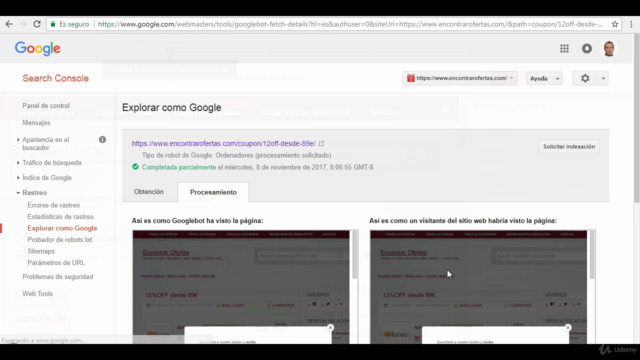 Optimizar el SEO con Google Search Console – Screenshot 2