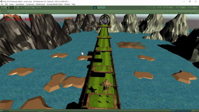 Erstelle einen 3D Jump and Run Plattformer mit Unity 3D – Screenshot 1
