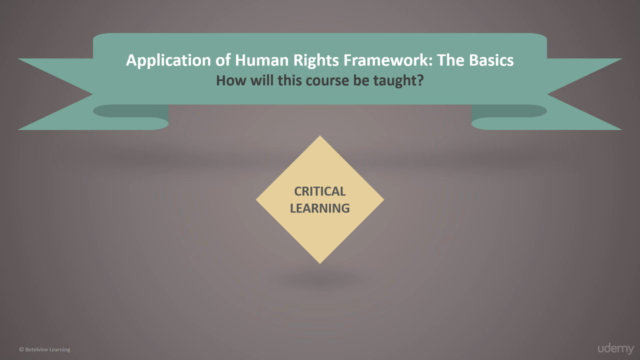 Application of Human Rights Framework – The Basics – Screenshot 3