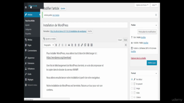 WordPress Plugin Development - Créer votre premier plugin. – Screenshot 4