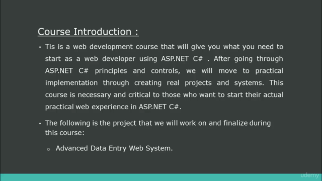 ASP.NET C# - Enterprise Web Systems From Novice to Expert – Screenshot 1