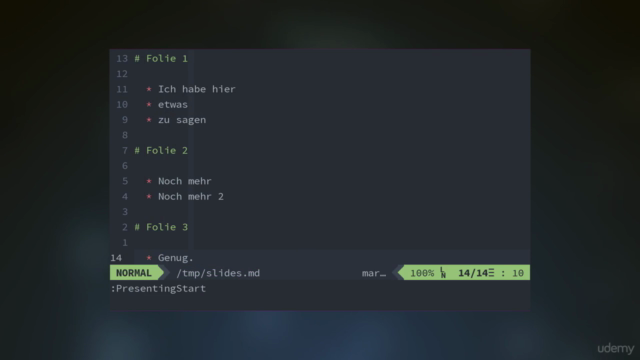 Code-Editor Vim: Booste deine Produktivität (Komplett-Kurs) – Screenshot 4