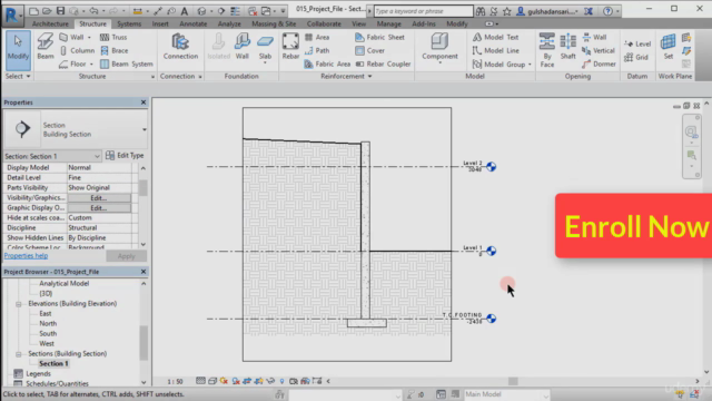 Autodesk Revit Structure Essential Training 2017 (Metric) – Screenshot 3
