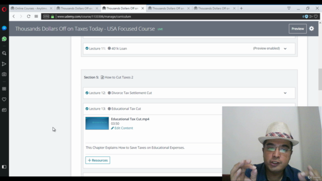 Thousands Dollars Saving on Taxes Today - USA Focused Course – Screenshot 1