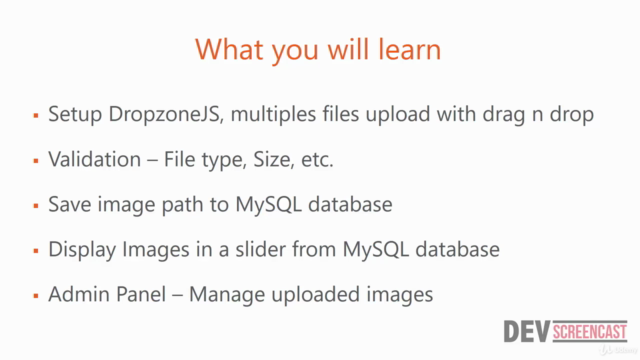 Create a Simple Photo Gallery with Dropzonejs, Slick and PHP – Screenshot 2