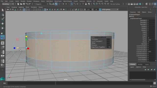 3D Modeling and Texturing Interior Office in Autodesk Maya – Screenshot 1