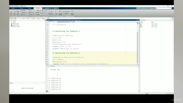 Matlab Grundlagen – Screenshot 3