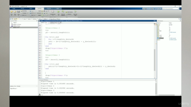 Matlab Grundlagen – Screenshot 4