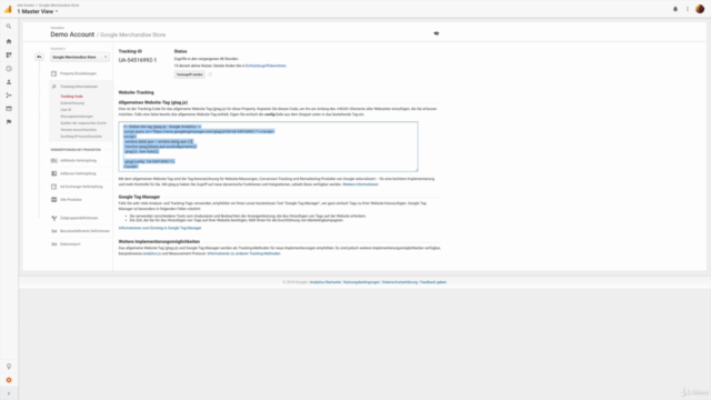 Google Analytics Grundlagen – Screenshot 3
