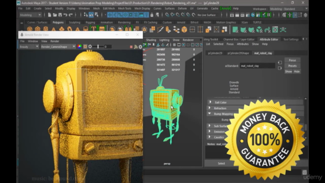 Create Professional 3D Models from Scratch in Maya - Screenshot_04