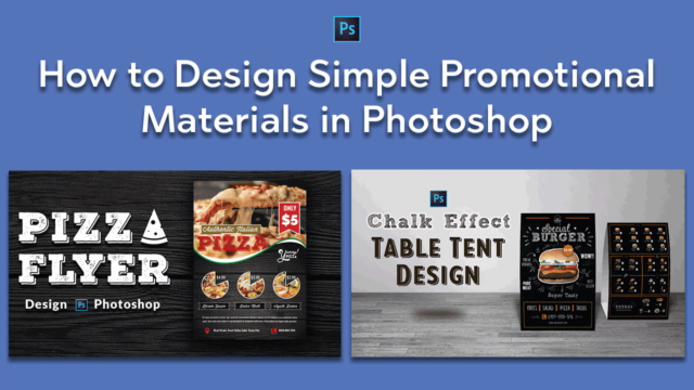 How to Design Simple Promotional Materials in Photoshop – Screenshot 1