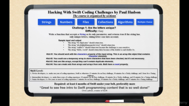 HWS Swift Coding Challenges: Real Problems - Real Solutions – Screenshot 4